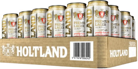 Holtland tray met 24 blikken van 50cl